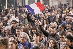 French solidarity on the streets
